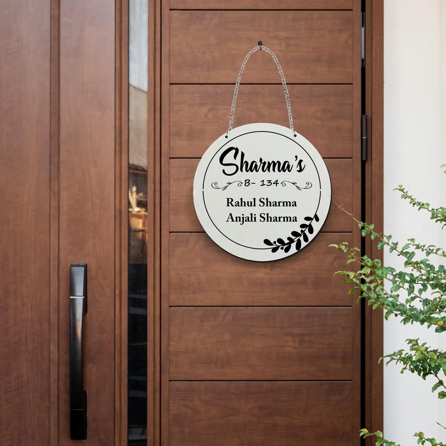 Wooden Engraved Name Plate for Door & Office - Precious Art Gifts